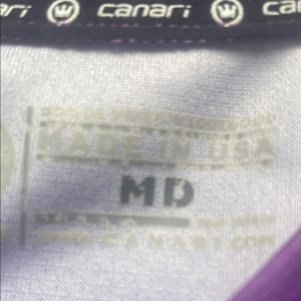 Canari Purple Zip-Up CyclingTop - Picture 9 of 12